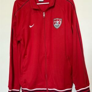 #012 Nike USA Soccer team sideline / warmup stretch Jacket